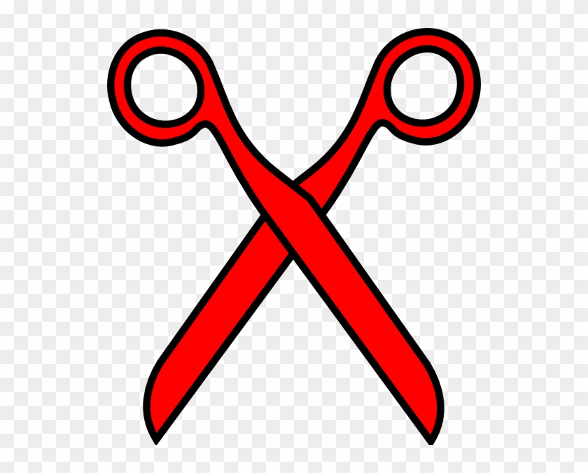 Scissors Clip Art At Clker - Red Scissors Clipart #382574