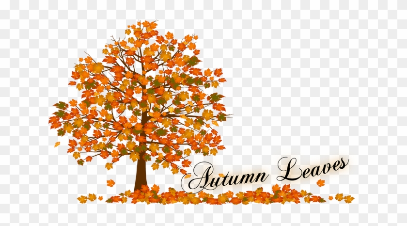 Autumn Tree Clip Art - Fall Leaves Clip Art #382612