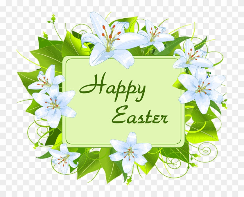 Happy Easter Sunday Clip Art Free And Png Images - Happy Easter Religious Clip Art #382673