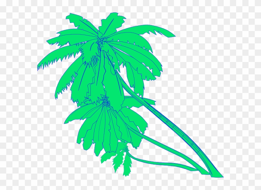 Palm Tree Svg Clip Arts 600 X 533 Px - Palm Tree Clip Art #382707