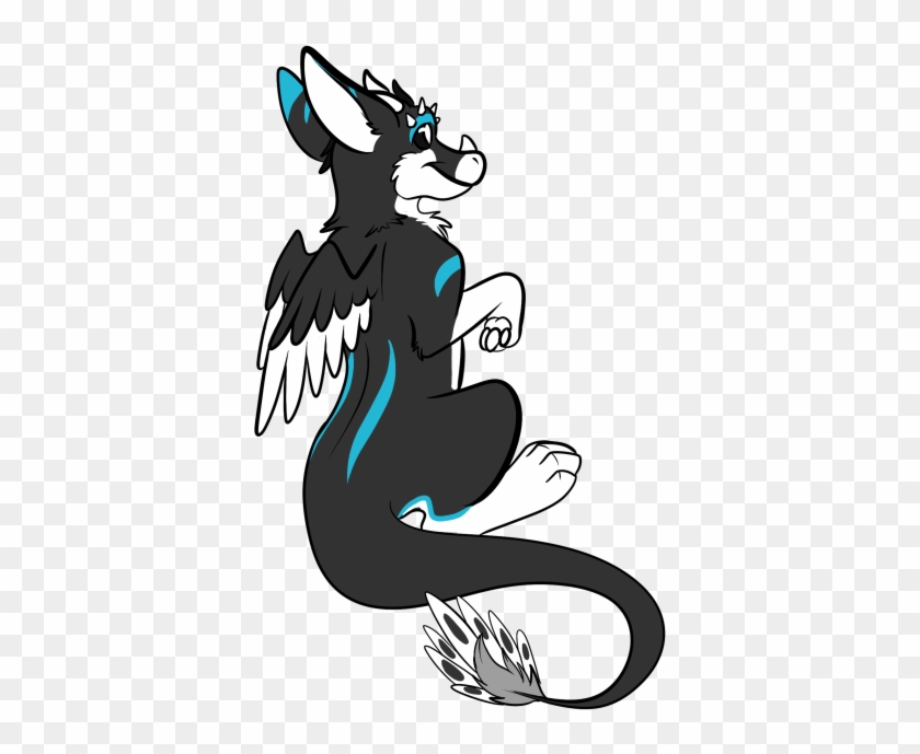 Filigree Clip Art Border - Angel Dutch Dragon Furry #382750