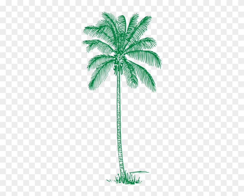 Green Palm Tree Clip Art At Clker - Green Palm Tree Clipart #382761