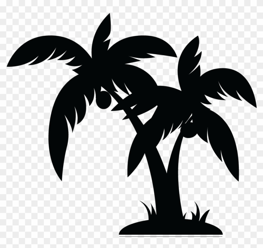 Clipart - Palm Trees Vector Png #382830