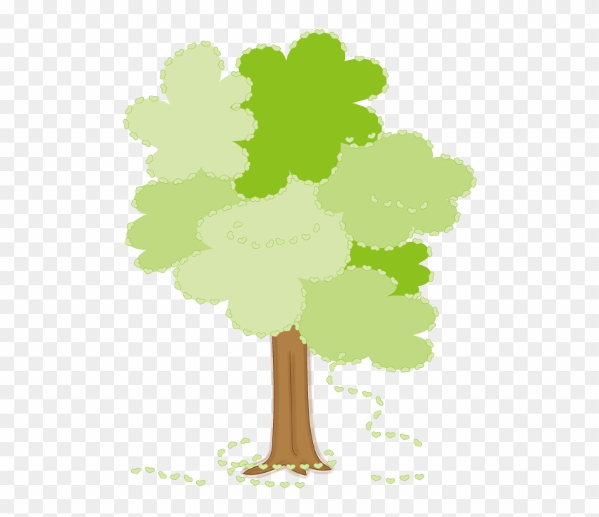 ハート ライン素材 ボックス素材 ハートの木のイラスト Oak Free Transparent Png Clipart Images Download