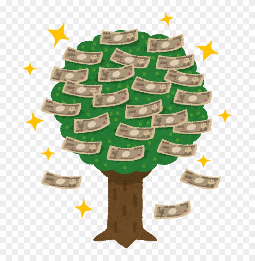 金のなる木のイラスト - お金 の なる 木 #382878