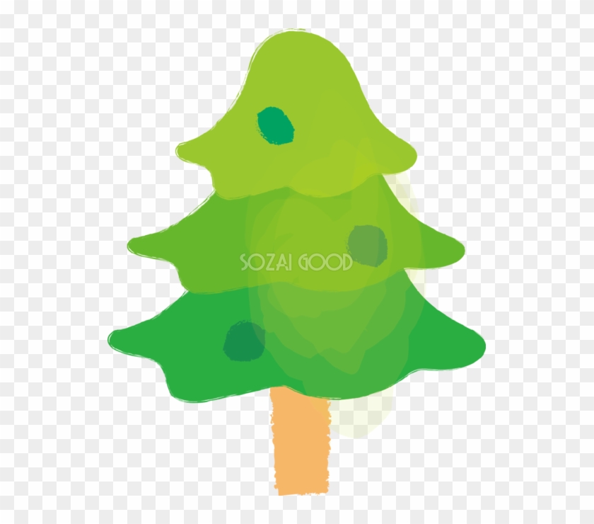 かわいい３つ重なる木の無料イラスト Illustration Free Transparent Png Clipart Images Download