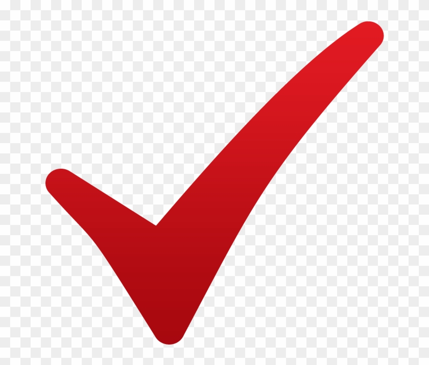 Red Checkmark Red Check Mark Png Free Transparent Png Clipart