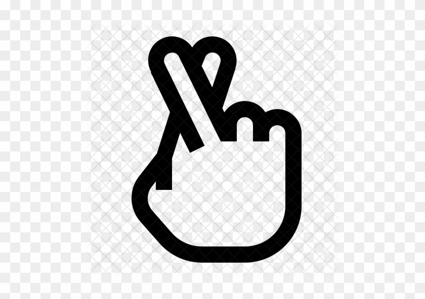 Crossed Fingers Icon - Middle Finger Svg Free #382979