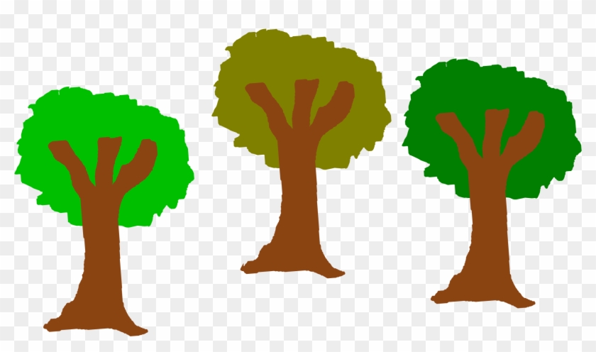 Clipart The Three Trees - Clip Art 3 Trees #383012