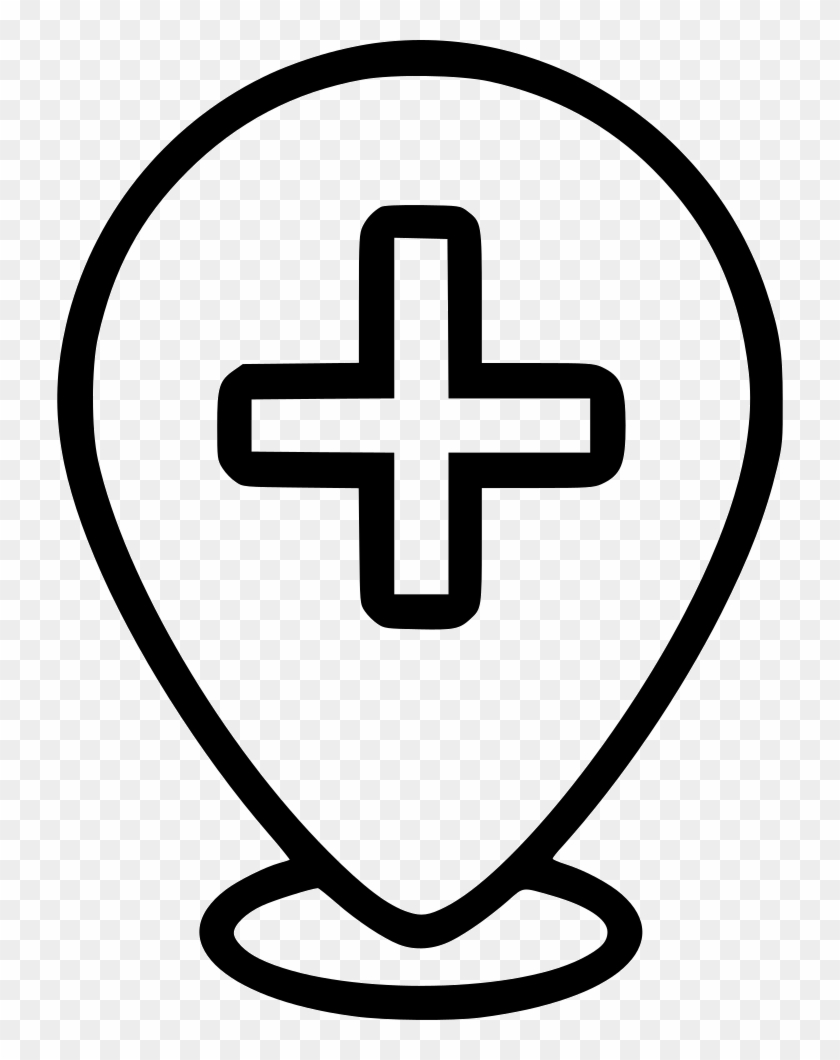 Hospital Cross Pin Mark Comments - Clip Art Nasal Spray #383037