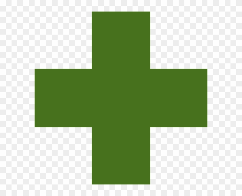 This Free Clip Arts Design Of Od Green Medical Cross - Medical Cross Logo Vector #383041