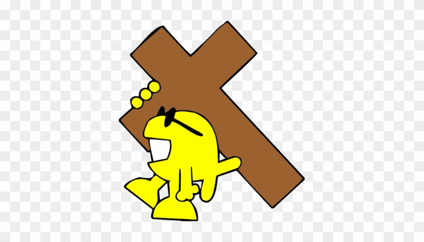 Carrying Cross Clipart - Smile Cross #383042