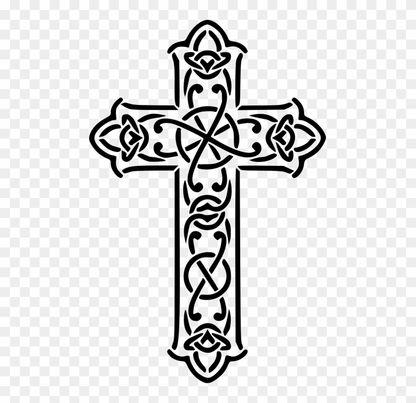 Medium Image - Celtic Cross Clip Art #383049