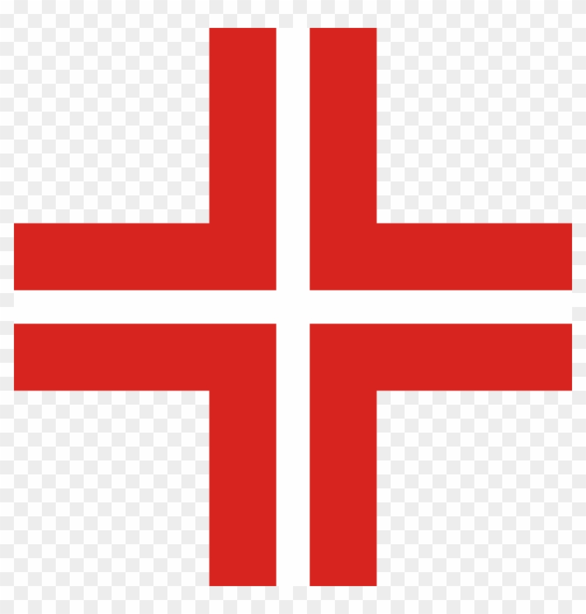 Croce Bianca E Rossa - Baltic Cross Flag #383129