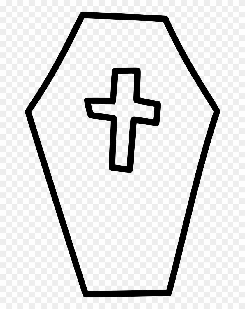 Coffin Casket Cross Comments - Cross Halloween #383168