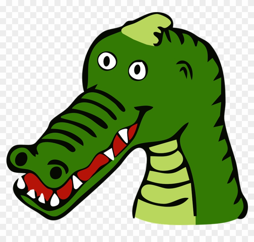 Alligator Clip Art 9, - Custom Cartoon Alligator Mugs #383207