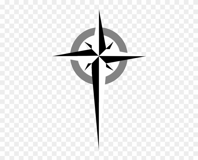 Compass Rose With Cross #383221