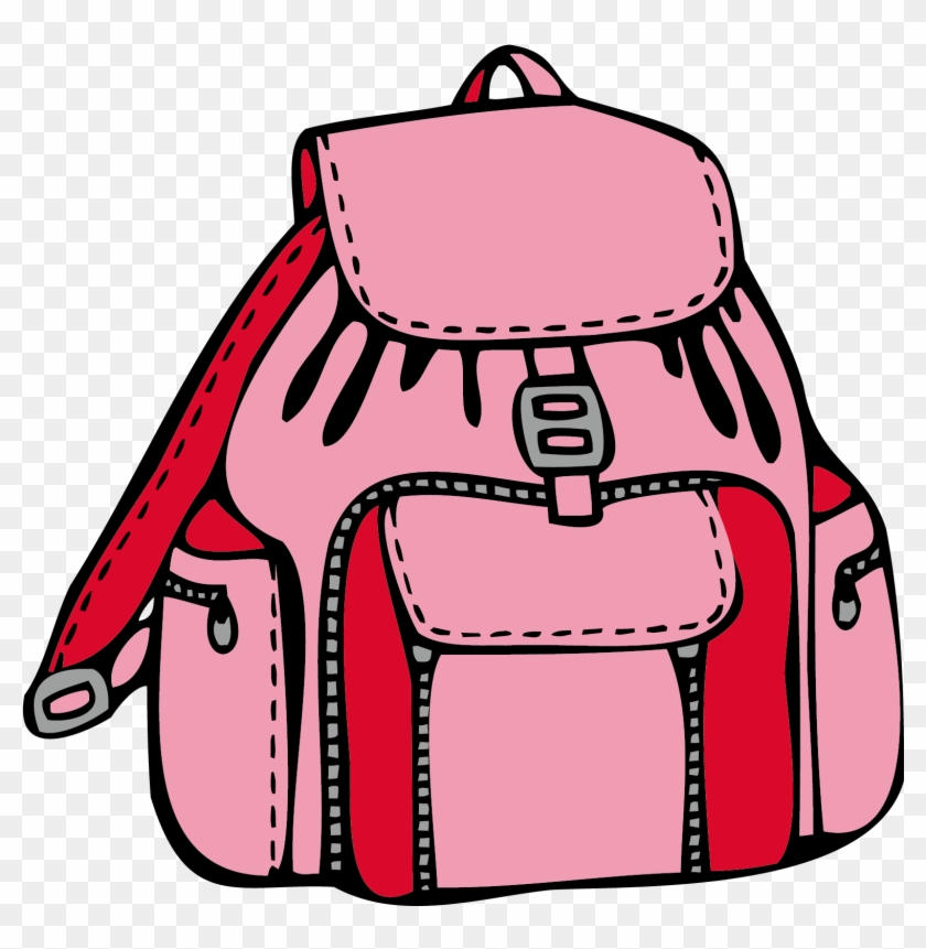 Backpack Coloring Book Bag Drawing Clip Art - Backpack Coloring Page #383255