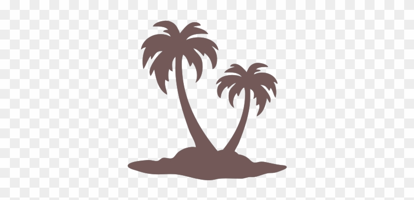 Palm Tree Island - Palm Tree Drawing Simple #383266