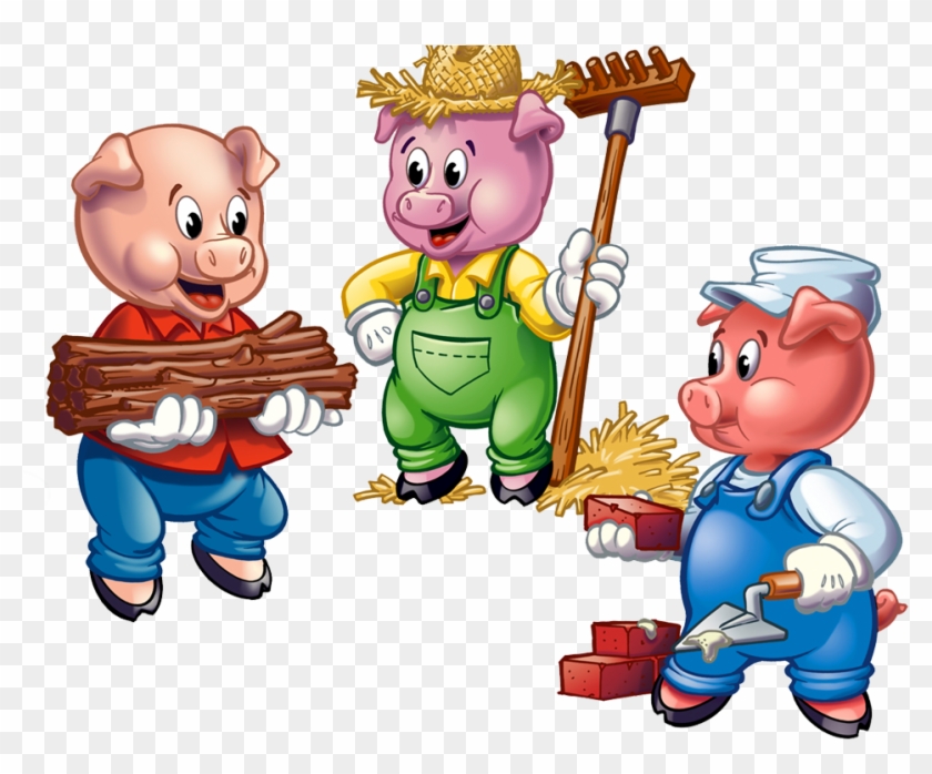 I Was Watching Dora The Explorer With Joshua The Other - Three Little Pigs Clipart #383269