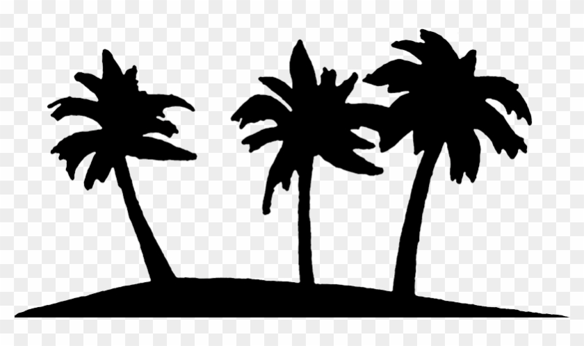 Palm Tree Clipart Black And White - Palm Tree Clipart Black And White #383273