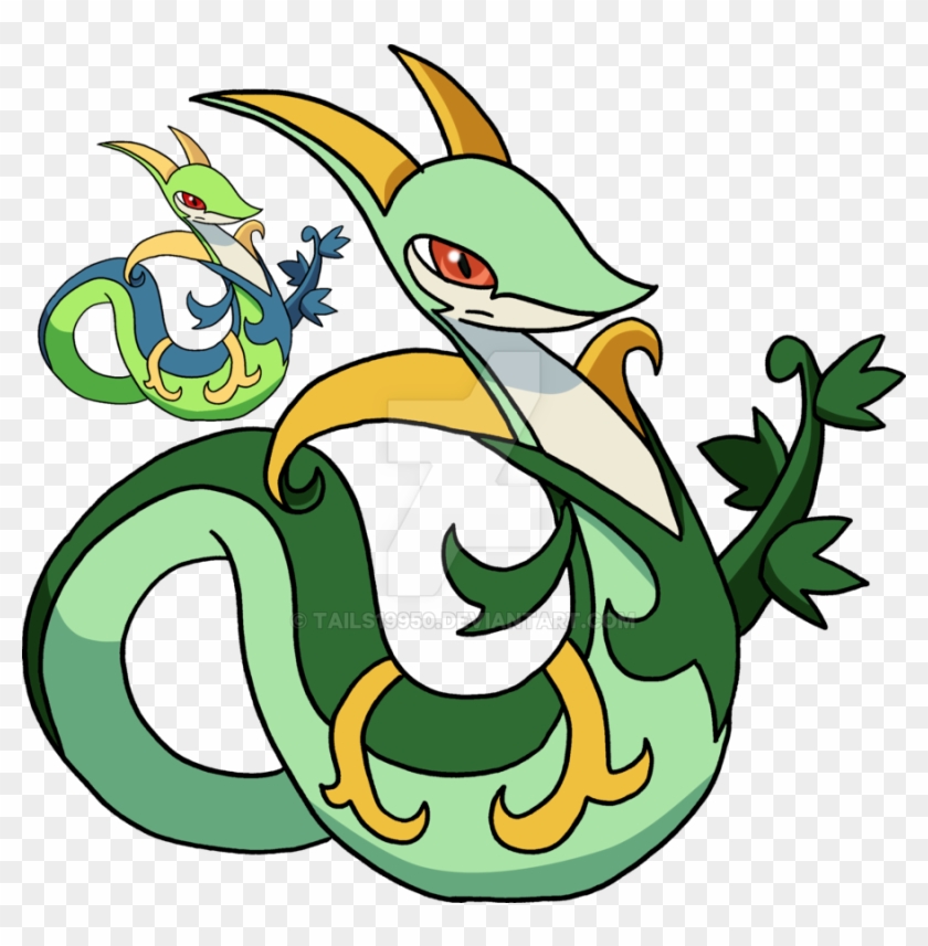 Serperior Art V - Cartoon #383288