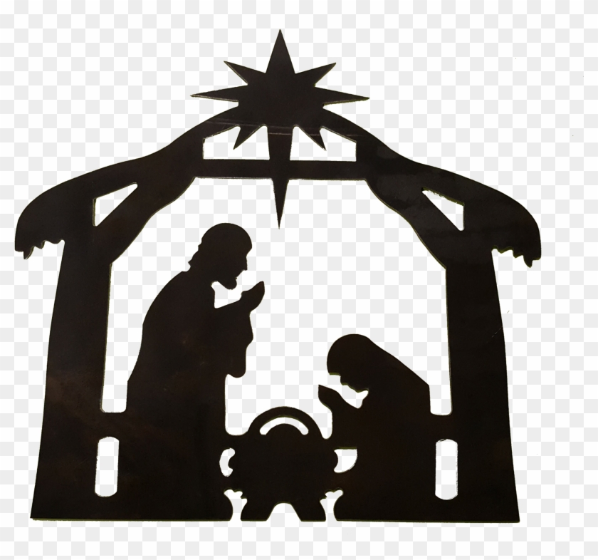 Nativity Scene - Nativity Silhouette Clip Art Transparent #383356