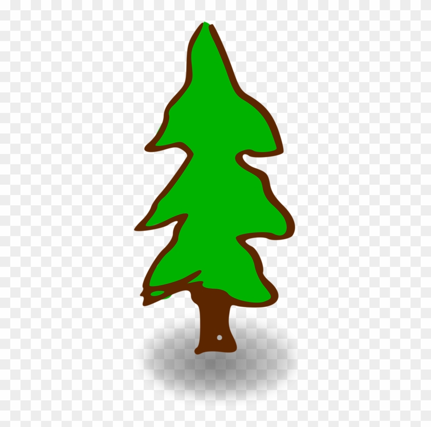 Christmas Tree Transparent Background - Cartoon Tree With Transparent Background #383370