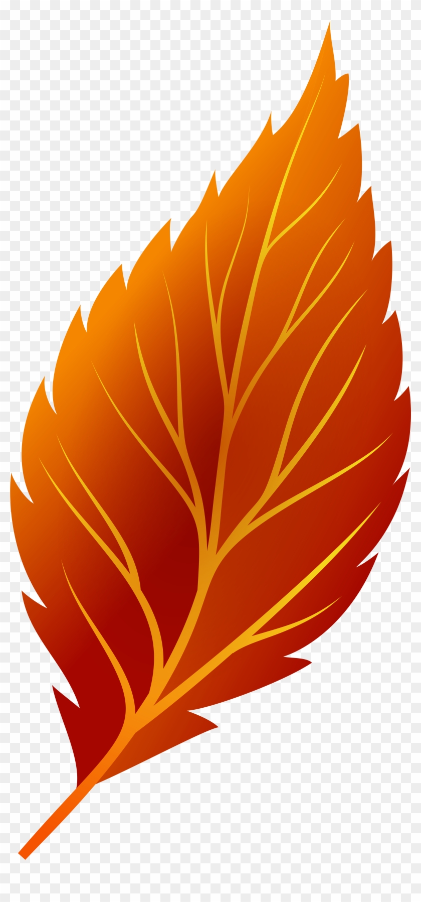 Red Autumn Leaf Png Clip Art - Autumn Leaves Leaves Png #383453