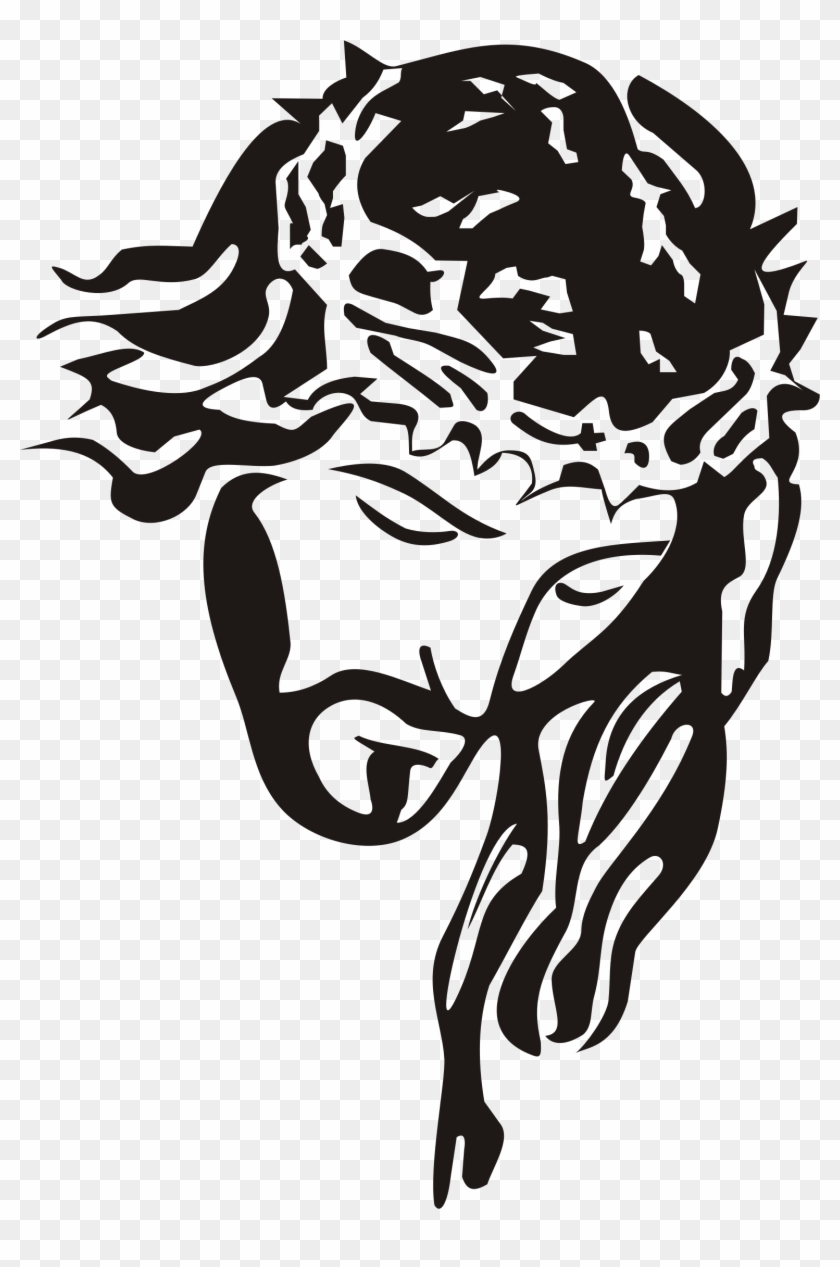 Jesus Clipart Images Black And White Clipartfest - Jesus Sticker #383460