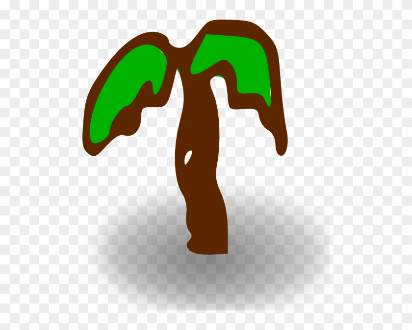 Free Vector Rpg Map Symbols Palm Tree Clip Art - Rpg Map Symbols: Palm Tree #383487