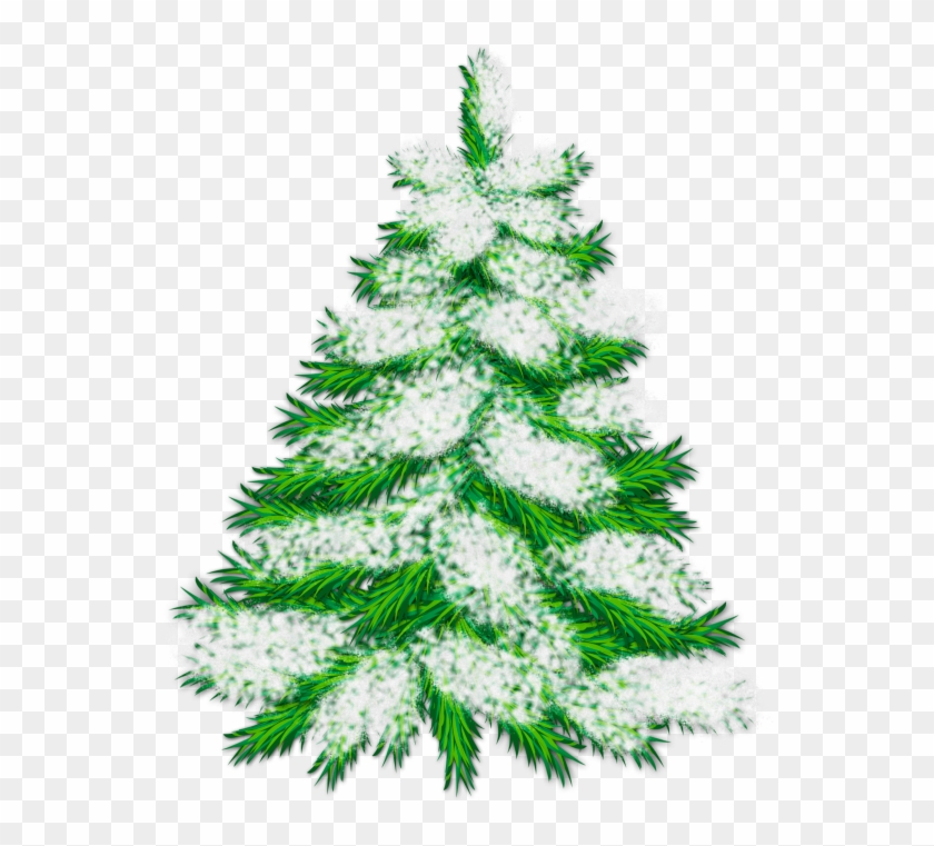 Snowy Tree Clip Art - Snowy Tree Clip Art #383544