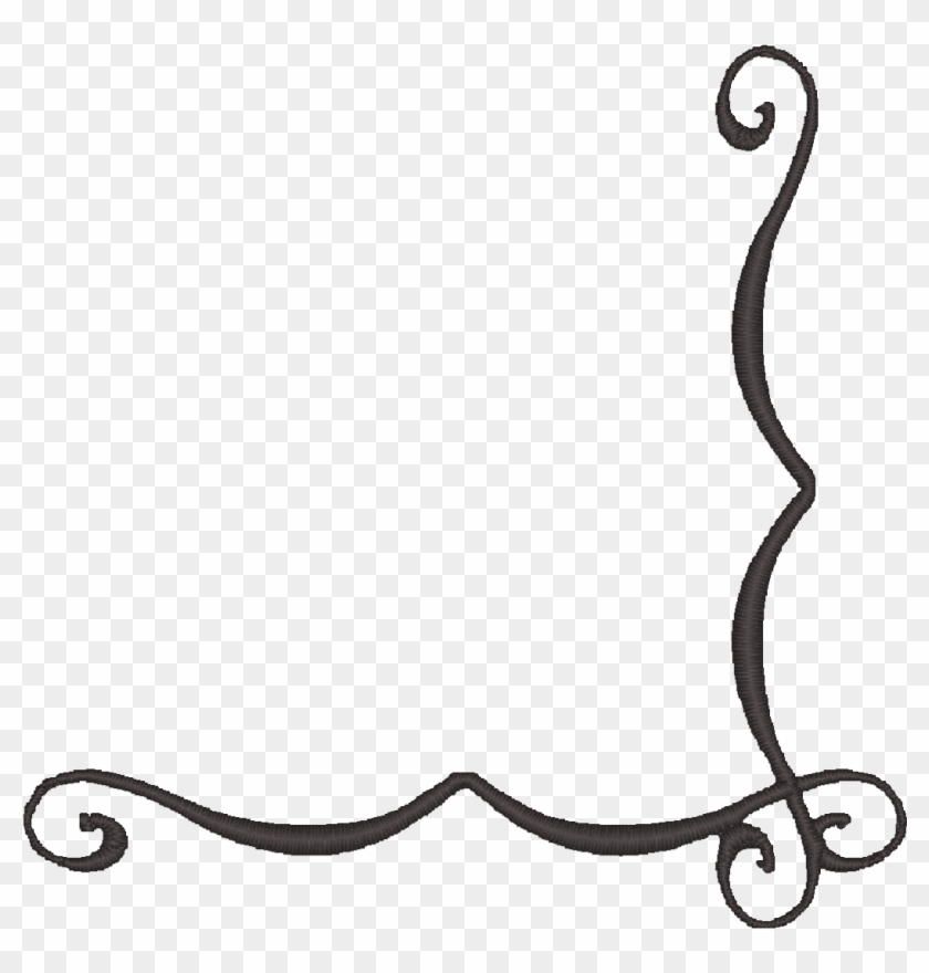 Simple Corner Border Clipart - Clip Art #383615