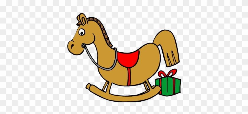 Toys Christmas Image Free Public Domain Clip Art Png - Cavalo De Pau Png #383629