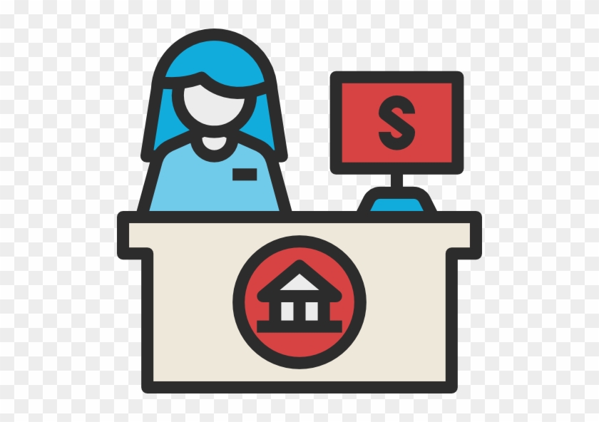 Insurance Customer Service - Teller Icon Png #383826