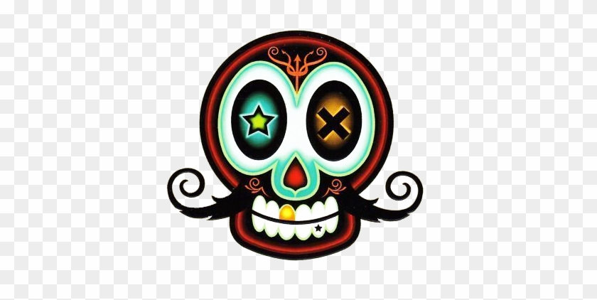 Mexican Skull Art - Bobber Decals #383873