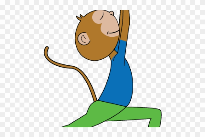 Yoga Clipart Monkey - Yoga Monkey Kids: Beginner Poses #383951