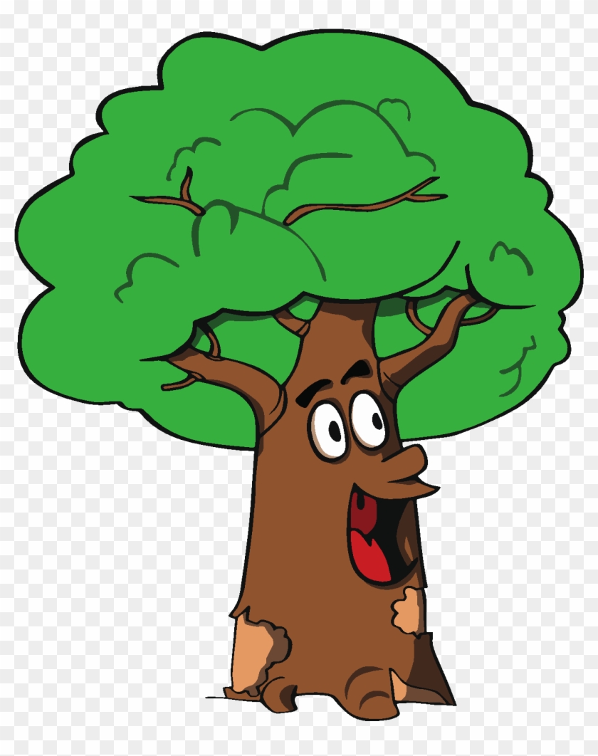 Logo - Smiling Tree Cartoon #383991
