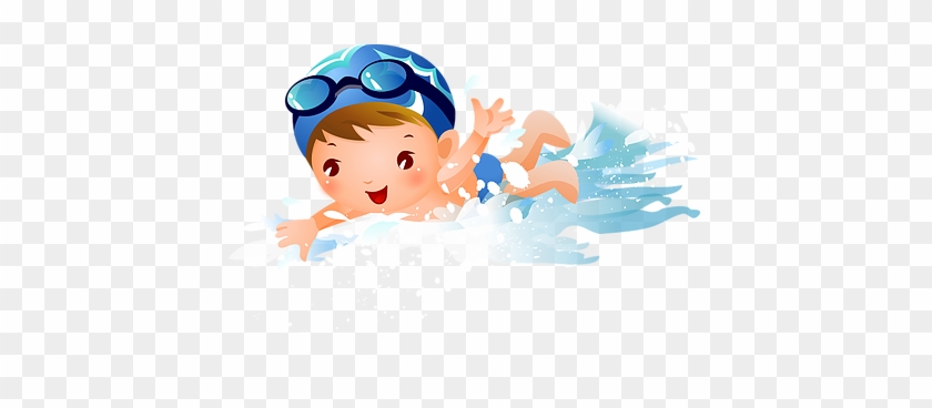 Join Our Class - Child Swimming Clipart Png #383999
