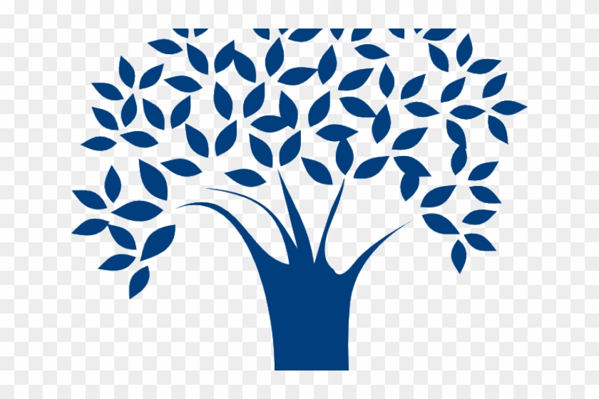 Tree Clipart Blue - Tree Vector Image Png #384034