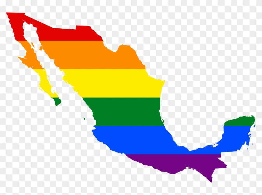 Lgbt Flag Map Of Mexico - Same Sex Marriage In Mexico #384146