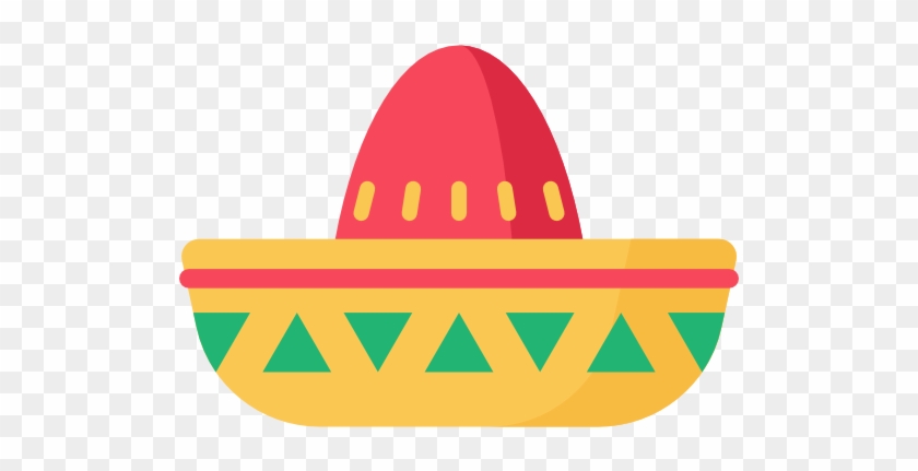 Mexican Hat Free Icon - Sombrero Mexicano Vector Png #384233