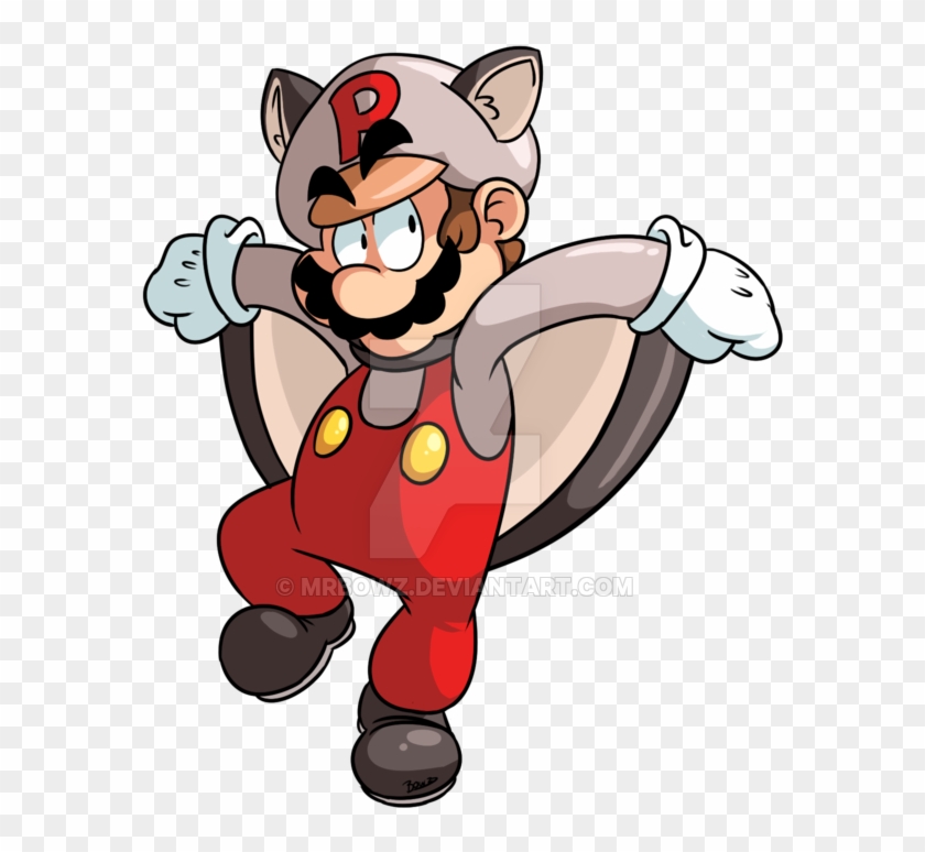 Power Flying Squirrel Mario By Mrbowz - Mario Flying Squirrel #384280