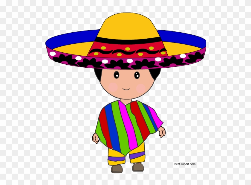 Free Mexican Boy In His Traditional Costumes Clipart - Clip Art #384296
