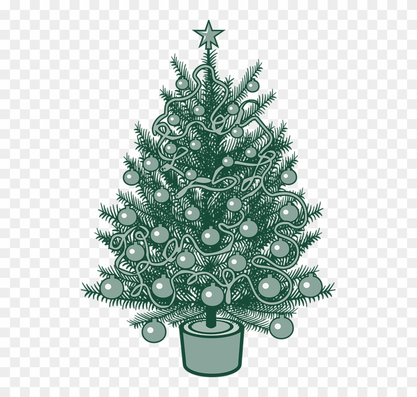 Christmas Tree Vector Art 25, Buy Clip Art - Christmas Tree Vector #384312