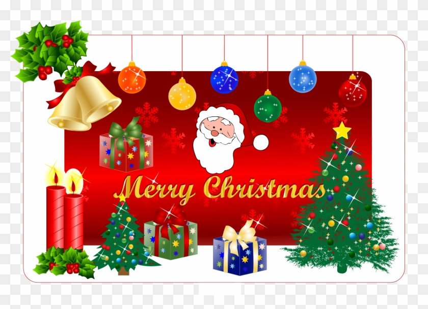 Free Vector Christmas Tree Gift Pack - Christmas Vector #384378