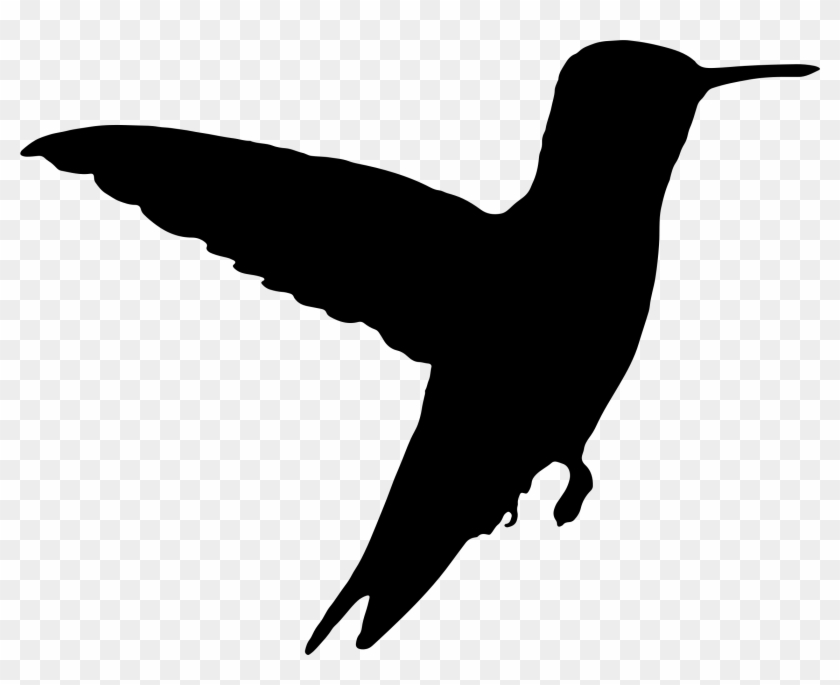 Hummingbird Silhouette - Silhouette Humming Bird #384566