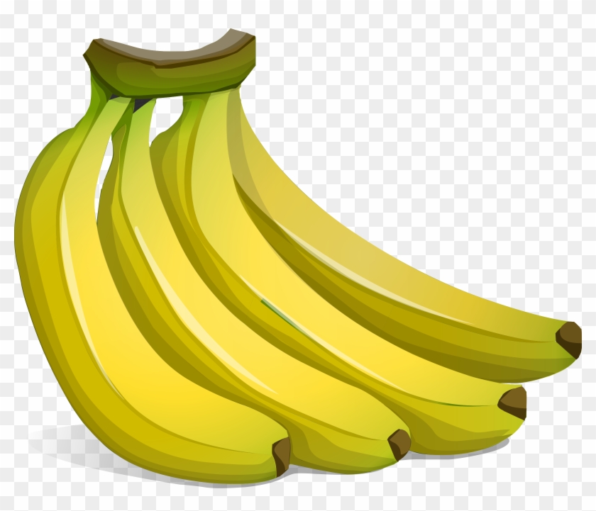 Banana Clipart Banana Bunch - Banana Png Clip Art #384569