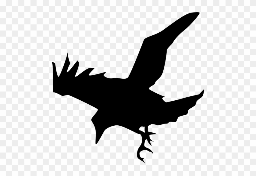 Dove Clipart Burung - Raven Silhouette #384617