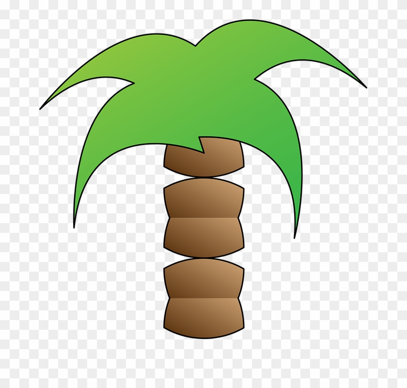 Palm Trees Cartoon 15, - Palm Trees Cartoon 15, #384696